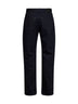 Dark indigo cotton denim straight-leg jeans