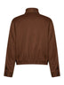 Sepia brown brushed wool and cashmere jacket