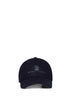 Navy blue flannel embroidered Baseball cap