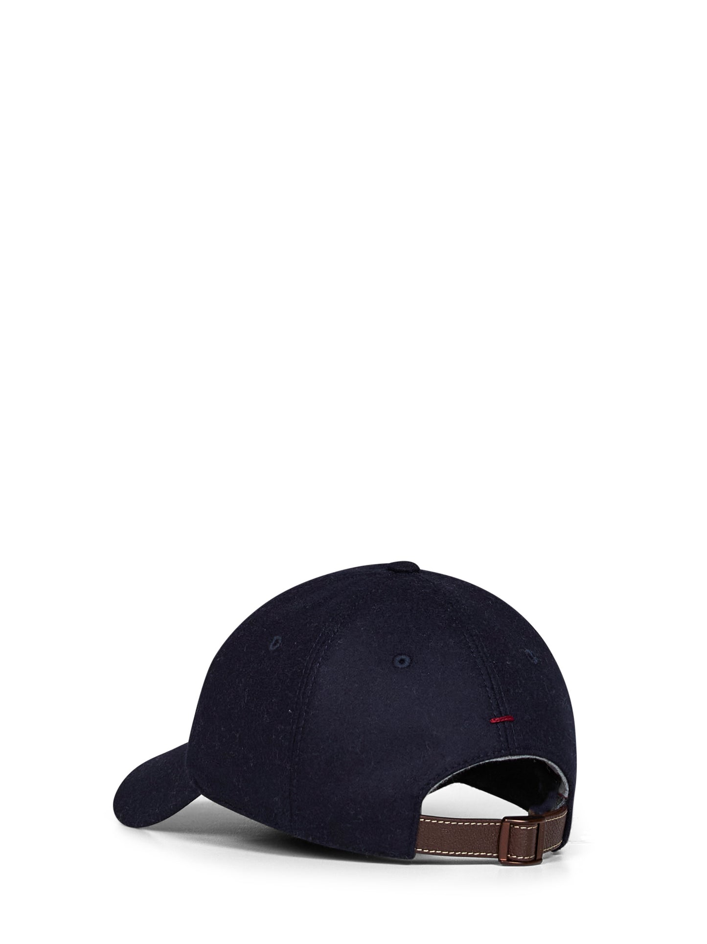 Navy blue flannel embroidered Baseball cap
