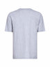 T-shirt girocollo grigia con stemma Solomeo