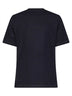 Navy blue Solomeo crest crewneck T-shirt