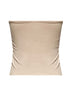 Top bandeau in jersey beige