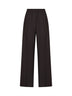 Coffee Tropical Luxury wool Loose Track trousers