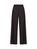 Coffee Tropical Luxury wool Loose Track trousers