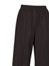 Coffee Tropical Luxury wool Loose Track trousers
