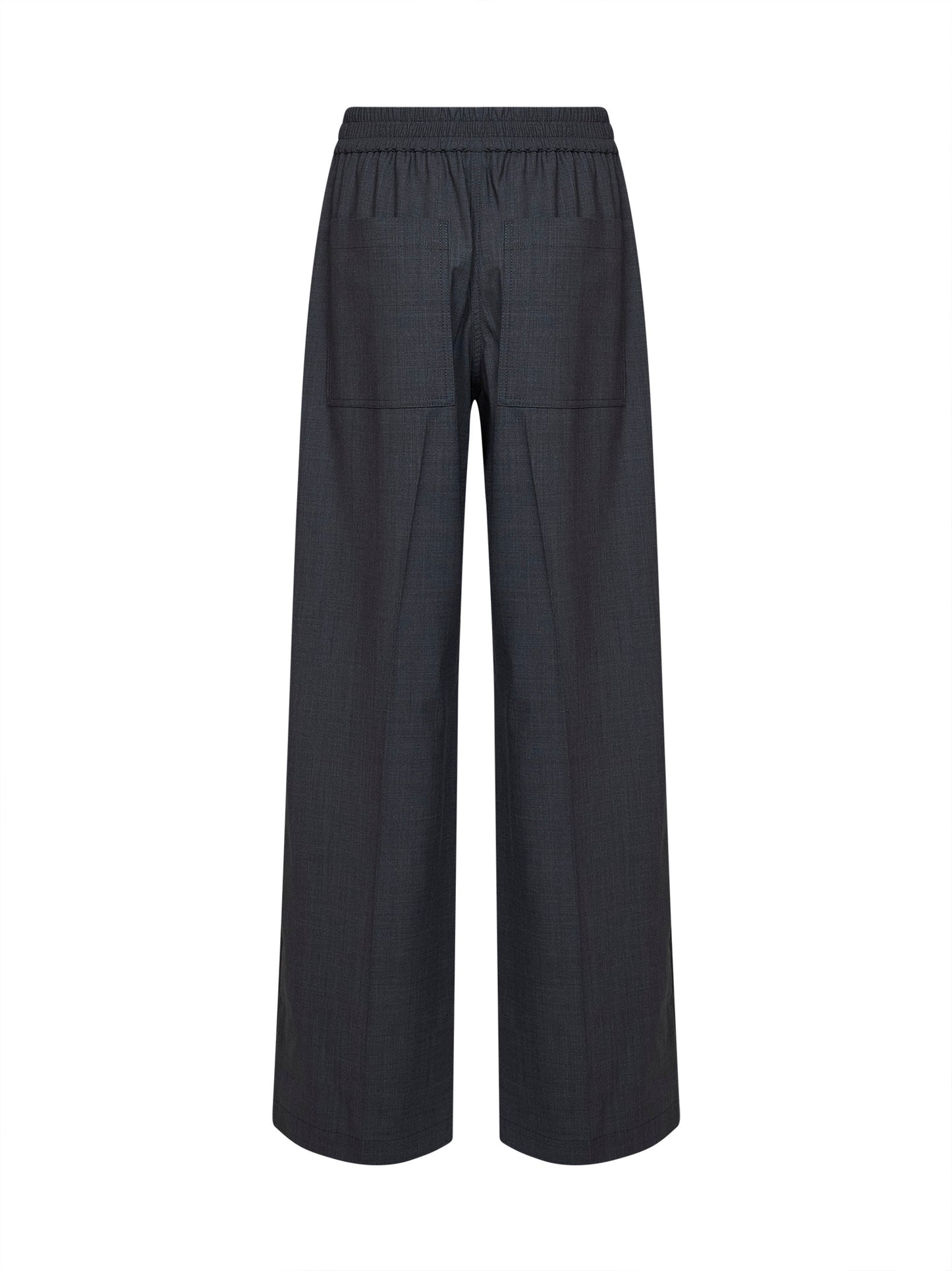 Dark grey Tropical Luxury wool Loose Track trousers