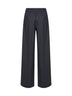 Dark grey Tropical Luxury wool Loose Track trousers