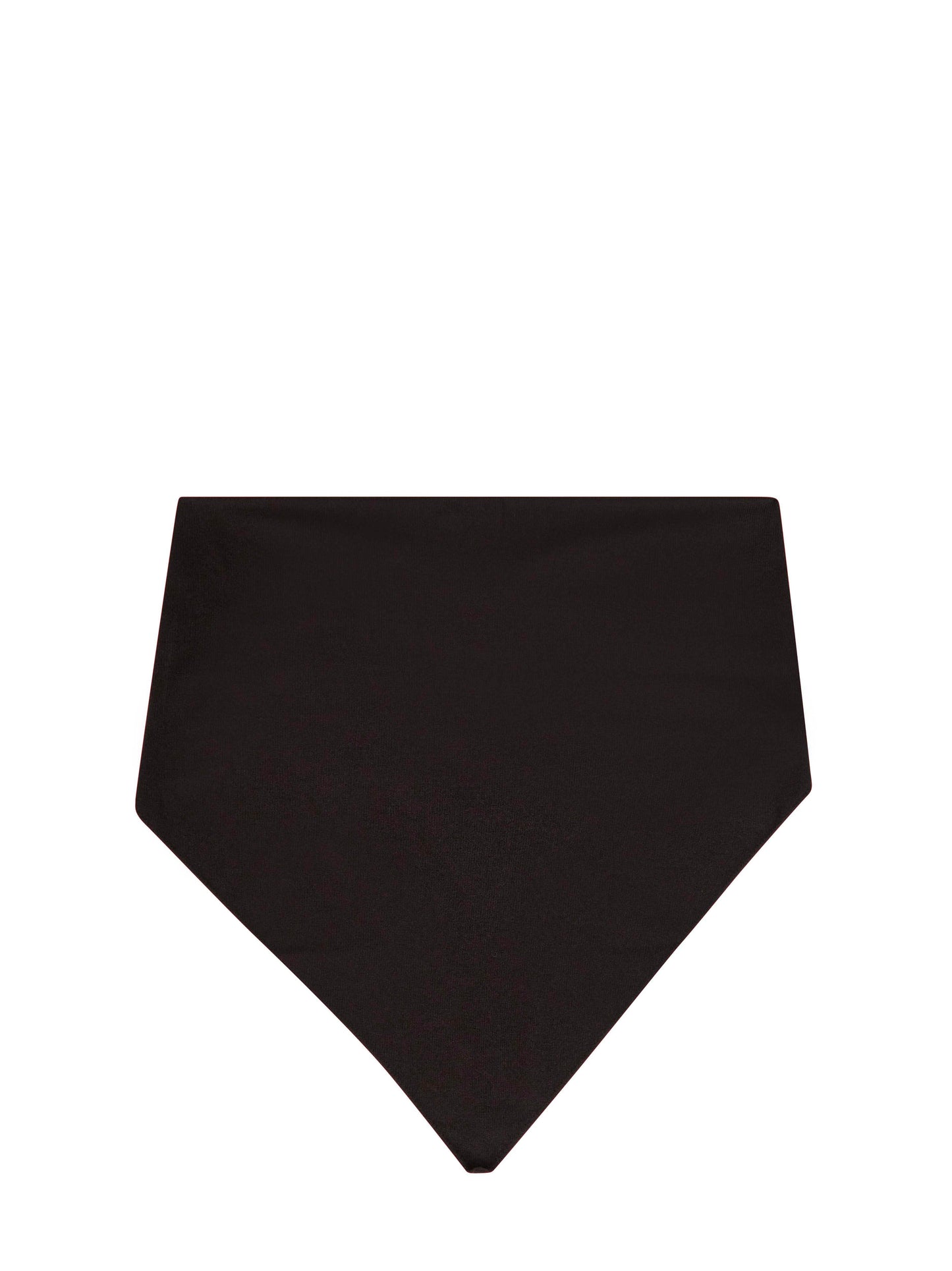 Foulard grande in cashmere con monile caffé