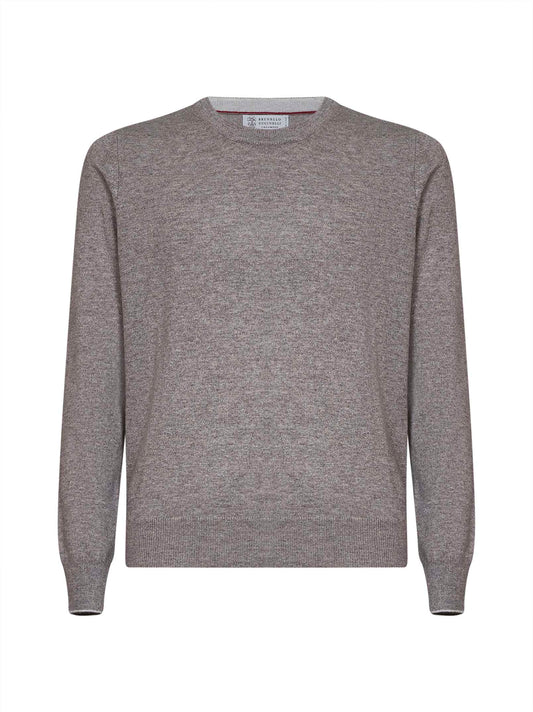 Rock cashmere crewneck sweater