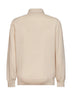 Champagne cashmere knit polo shirt