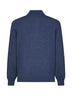 Polo in maglia di cashmere denim