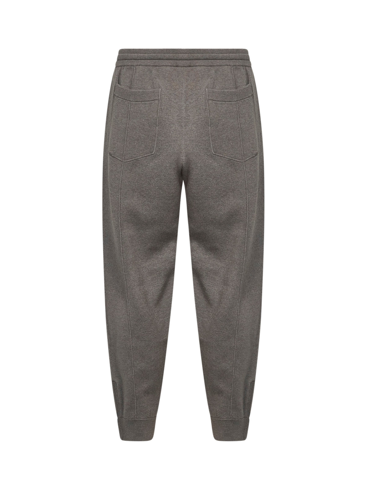 Military cashmere double-knit sweatpants
