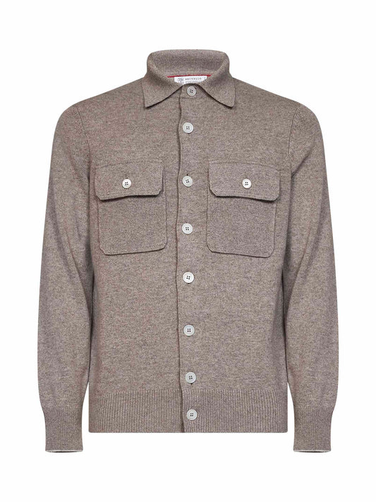 Rock cashmere knit cardigan