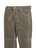 Mud garment-dyed cotton corduroy trousers