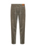 Mud garment-dyed cotton corduroy trousers
