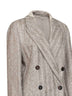 Rope Dazzling Chevron embroidery double-breasted jacket