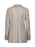 Rope Dazzling Chevron embroidery double-breasted jacket