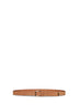 Light brown reversed leather belt