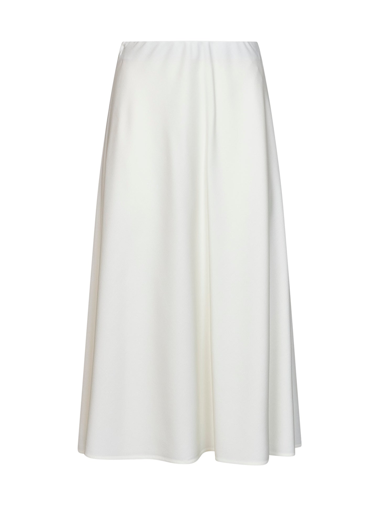 White twill Flute skirt