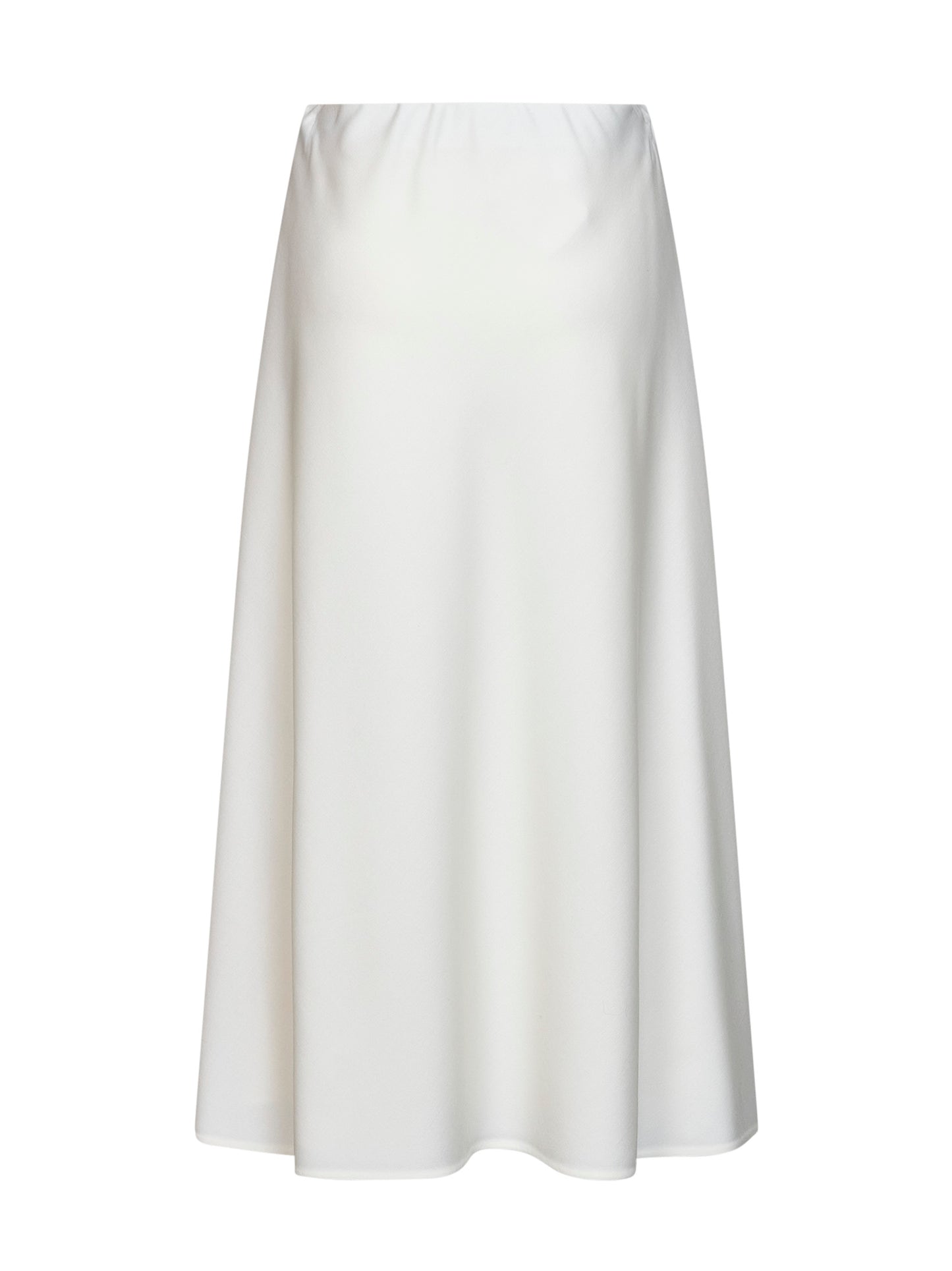 White twill Flute skirt