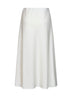 White twill Flute skirt
