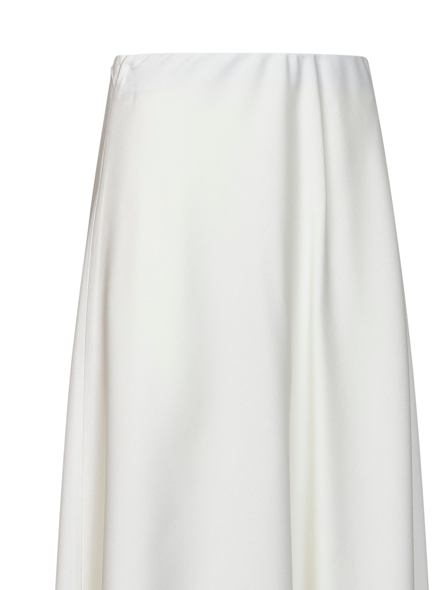 White twill Flute skirt