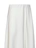 White twill Flute skirt