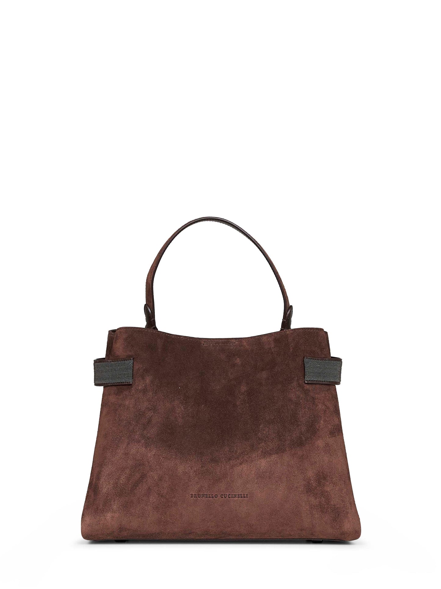 Espresso Essence top-handle bag with Precious Bands