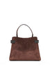 Espresso Essence top-handle bag with Precious Bands