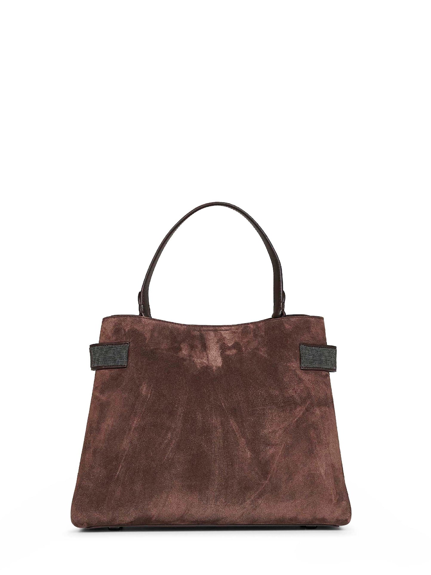 Espresso Essence top-handle bag with Precious Bands
