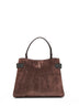 Espresso Essence top-handle bag with Precious Bands