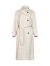 Ivory double-breasted cashmere coat