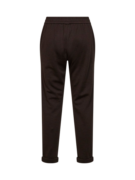 Brown Shiny Pocket Detail trousers
