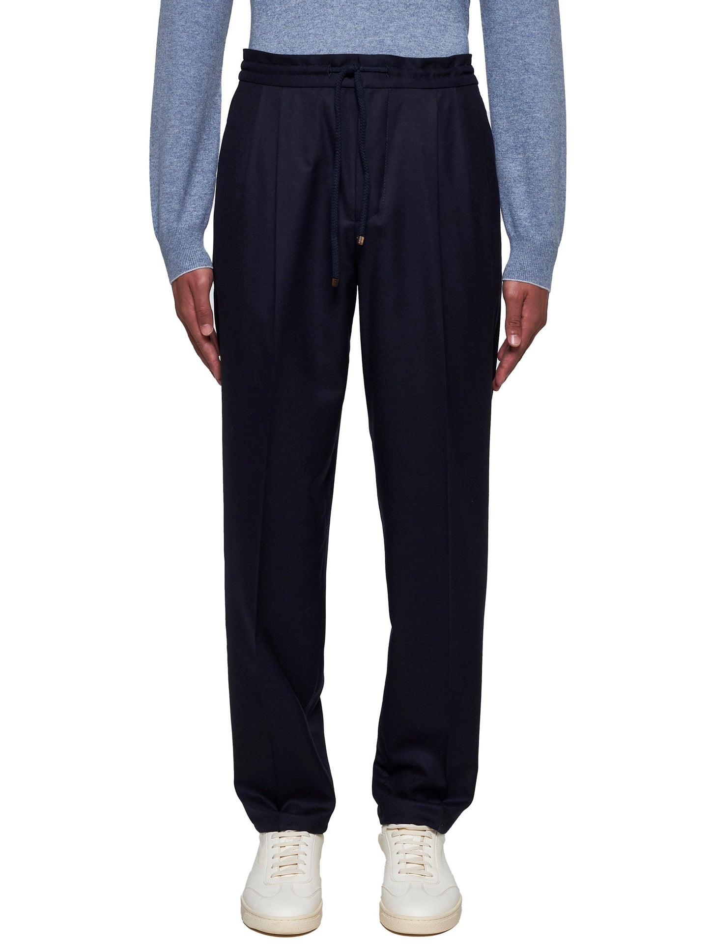 Cardigan in maglia di cashmere blu