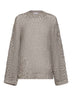 Maglia Dazzling Chiné a rete di seta e lino corda