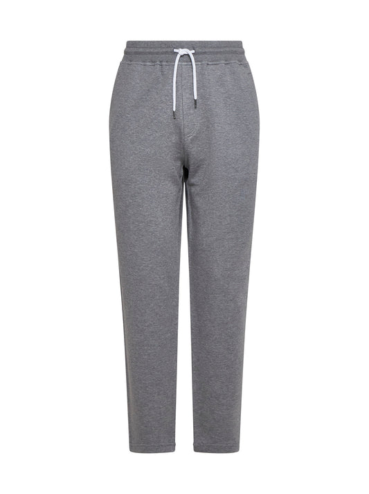 Pantaloni jogging in felpa grigio scuro