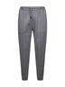 Grey double fleece jogger trousers