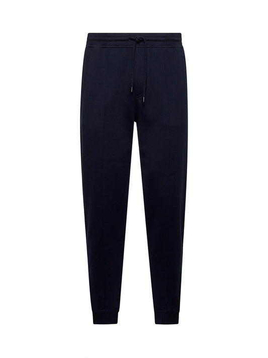 Joggers in felpa double grigia