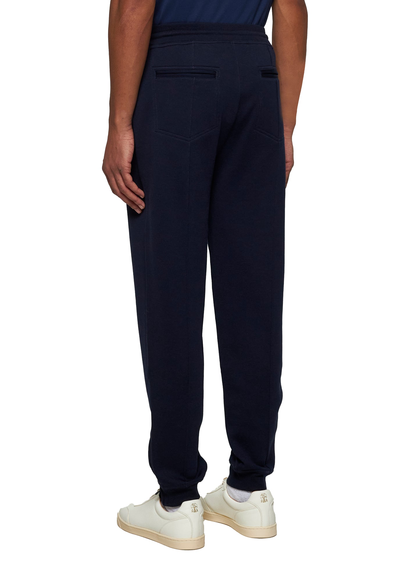 Joggers in felpa double grigia