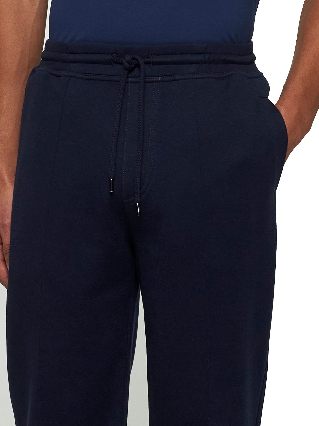 Joggers in felpa double grigia
