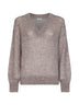 Maglia in cotone Dazzling mezza costa inglese tortora