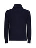 Navy blue English rib stich knit shawl cardigan