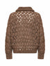 Bark Dazzling Zigzag Cables cardigan