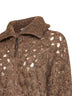 Bark Dazzling Zigzag Cables cardigan
