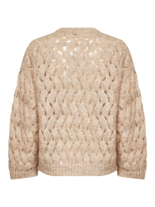 Maglia Dazzling Zigzag Cables sabbia
