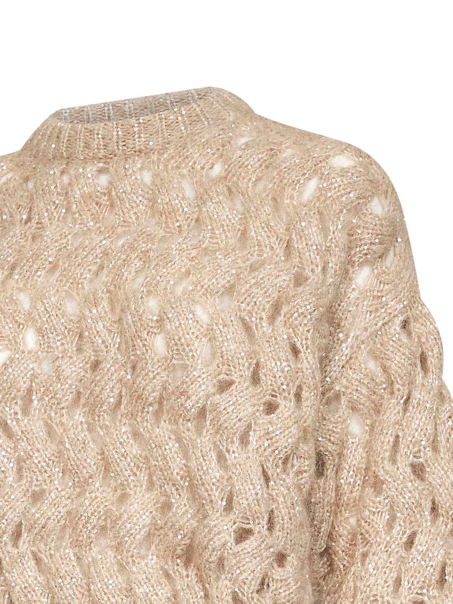 Maglia Dazzling Zigzag Cables sabbia