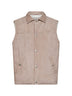 Marble suede padded vest