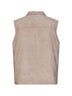 Marble suede padded vest