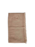 Sciarpa in cashmere e seta marrone